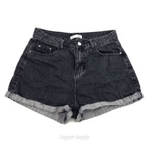 CC. Black Denim Shorts Women Thr Best Choice Smiling Girl (Unknown Size) - £11.72 GBP