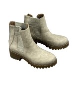 Blowfish Malibu Soft Grey Vegan Leather Ankle Boots Size 8.5 - $39.39 CAD