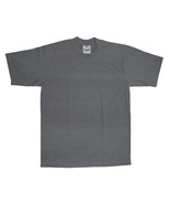 Pro Club Men&#39;s Heavyweight Cotton Short Sleeve Crew Neck T-Shirt - Charc... - $13.99+