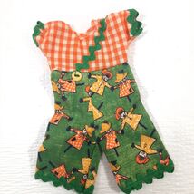 Vintage UNIQUE ELLY MAY CLAMPETT Calico Lassie romper outfit jumper  1960&#39;s - $370.92 MXN