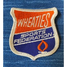 Wheaties Sports Federation Embroidered Iron On Patch Physical Fitness NOS Cereal - £14.90 GBP