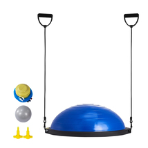 VEVOR Blue Half Exercise Ball Trainer, 26" Balance Ball Trainer, 1500lbs... - $66.90
