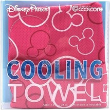 Disney Parks Pink Mickey Icon Cooling Towel NEW SEALED - $19.00