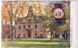 Postcard The Delaware State Capitol Dover Delaware Oilette England - £7.97 GBP