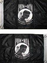 12x18 POWMIA POW MIA 2 Faced 2-ply Wind Resistant Flag 12x18 Inch - £6.21 GBP