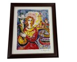 Jean-Claude Picot Serigraph Beauty and Beau 7.25&quot; x 9&quot; Framed COA - $45.00