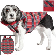 Pet Life &#39;Scotty&#39; Tartan Plaided Fashion Insulated Pet Dog Coat Jacket - $40.46 CAD+