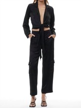 Young Fabulous &amp; Broke monique cargo pant in Black - size L - £74.39 GBP