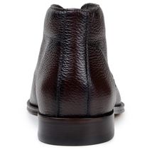 Belvedere Axel Boot Italian Deer skin, Nappa Soft Leather Lace Up Brown image 2