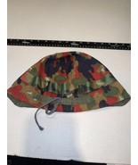 Vintage Swiss Army Military Sniper Alpenflage Alpen Helmet Cover w/ clip... - €31,67 EUR