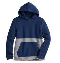 Boys Hoodie Tek Gear Sweatshirt Fleece Lined Long Sleeve Blue Gray-size ... - $27.72