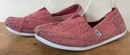 Toms Pink Orange Patterned Comfort Shoes 10 - $1,000.00