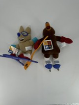 Vintage 2002 Salt Lake City Winter Olympics Plush Toy Lot of 2 With Tags - £13.15 GBP