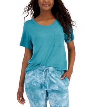 Alfani Super Soft Scoop-Neck Pajama Top Green blue Slate XXL SW230129 - £11.94 GBP