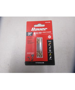 BAUER 1/8 inch Double-Ended Titanium Drill Bits 4-Piece - $12.99