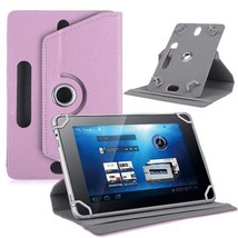 LIGHT PINK 360° Folio Leather Case Cover For 10 Inch Universal Android Tablet - £7.56 GBP