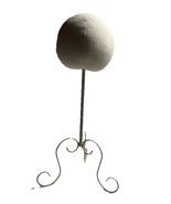 Distressed Metal and Fabric Padded Women's Hat Stand Ivory - €24,53 EUR Distressed Metal and Fabric Padded Women's Hat Stand Ivory - €24,53 EUR