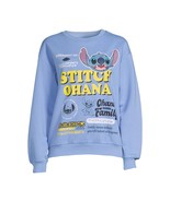 Disney Juniors Stitch Graphic Print Sweatshirt Size M (7-9) Color Blue - $40.27 CAD