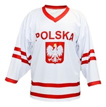 Custom poland polska hockey jersey 1 thumb200