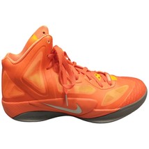 Nike Zoom Hyperfuse Basketball Sneakers Shoes Mens Size 10.5 Orange 469757-800 - £52.42 GBP