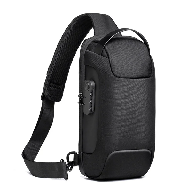 Multifunction Men&#39;s Waterproof USB Oxford Crossbody Bag Anti-theft Shoul... - $31.94