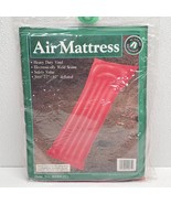 Vintage Academy Broadway Heavy Duty Vinyl Red Air Mattress No. 80000/071 - $547.14 MXN