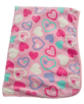 Northpoint Baby Blanket Heart Plush Fleece Pink PLEASE READ DESCRIPTION - $9.99