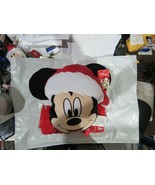 Disney Mickey Mouse Nogginz Pillow &amp; Travel Red Snow Soft Blanket Set 45... - £36.65 GBP