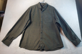 Marc Anthony Shirt Mens Size XL Green 100% Cotton Long Sleeve Collar Button Down - £11.73 GBP