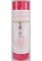 Love Pillar Candle With Goddess Necklace - £27.68 GBP