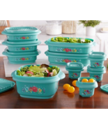 Pioneer Woman ~ 20 Piece ~ Food Storage Container Set ~ BREEZY BLOSSOM - $867.87 MXN