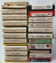 Set of 21 Pop 8 Track Tapes Rough Condition Perry Como Carole King Frank... - £18.78 GBP