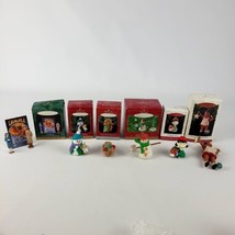 (Lot of 6) 1990&#39;s Hallmark Series Ornament Keepsake Peanuts Gang Casablanca etc - £15.92 GBP