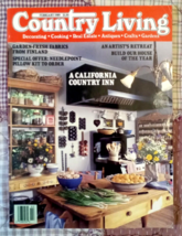 COUNTRY LIVING Magazine Feb 1989 California Inn Decorating Recipes Gardens more - £6.14 GBP