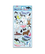 CUTE WINTER ANIMAL STICKERS Puffy Sticker Sheet Craft Kids Scrapbook Wha... - €2,11 EUR
