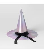 Hyde and EEK! Boutique 12&quot; Witch Hat Tabletop Halloween Lavender Iridescent - $275.78 MXN