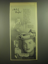 1945 Yardley Bond Street Perfume Advertisement - A touch of atmosphere - £14.45 GBP