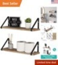 Multi-Room Rustic Wood Wall Organizer - Sturdy Space-Saving Solution Set... - $30.27