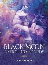 Black Moon Astrology Tarot Card Deck Blue Angel - £22.64 GBP