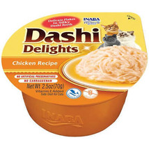Inaba Dashi Delights Chicken Flavored Bits In Broth Cat Food Topper - £2.29 GBP+
