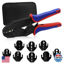 Judelvei Wire Crimping Tool Kit 8-Piece Set for Heat Shrink and Non-Insu... - $64.27