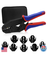 Judelvei Wire Crimping Tool Kit 8-Piece Set for Heat Shrink and Non-Insu... - $64.27