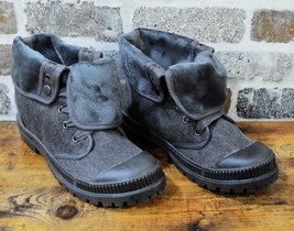 Very G women&#39;s booties Charge Canvas Black - $31.00