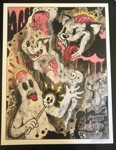 Bizarre Follies 12x16 signed print By Frank Forte Pop Surrealism Betty Boop - $18.70