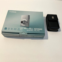 CANON PowerShot SD1000 Digital ELPH 7.1MP Compact Camera Bundle - Tested... - $250.00