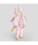NEW Plush Fairytale Hooded Unicorn Halloween Costume sz 6-12 months whit... - $201.95 MXN