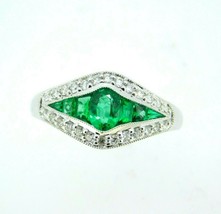 Authenticity Guarantee 
18k Gold Specialty Cut Fine Genuine Natural Emerald a... - £3,478.03 GBP