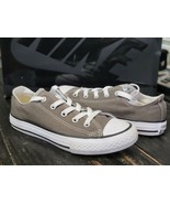 Pre-Owned Converse All Star Low Gray/White Sneakers Shoes Kid size 1 - $38.49 CAD