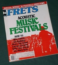 Frets Magazine Acoustic Music Festivals Vintage 1986 Festivals Directory Booking - $29.99