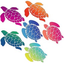 6 Pcs Turtle Car Magnets Colorful Sea Animal Cruise Door Magnet Stickers... - £16.43 GBP